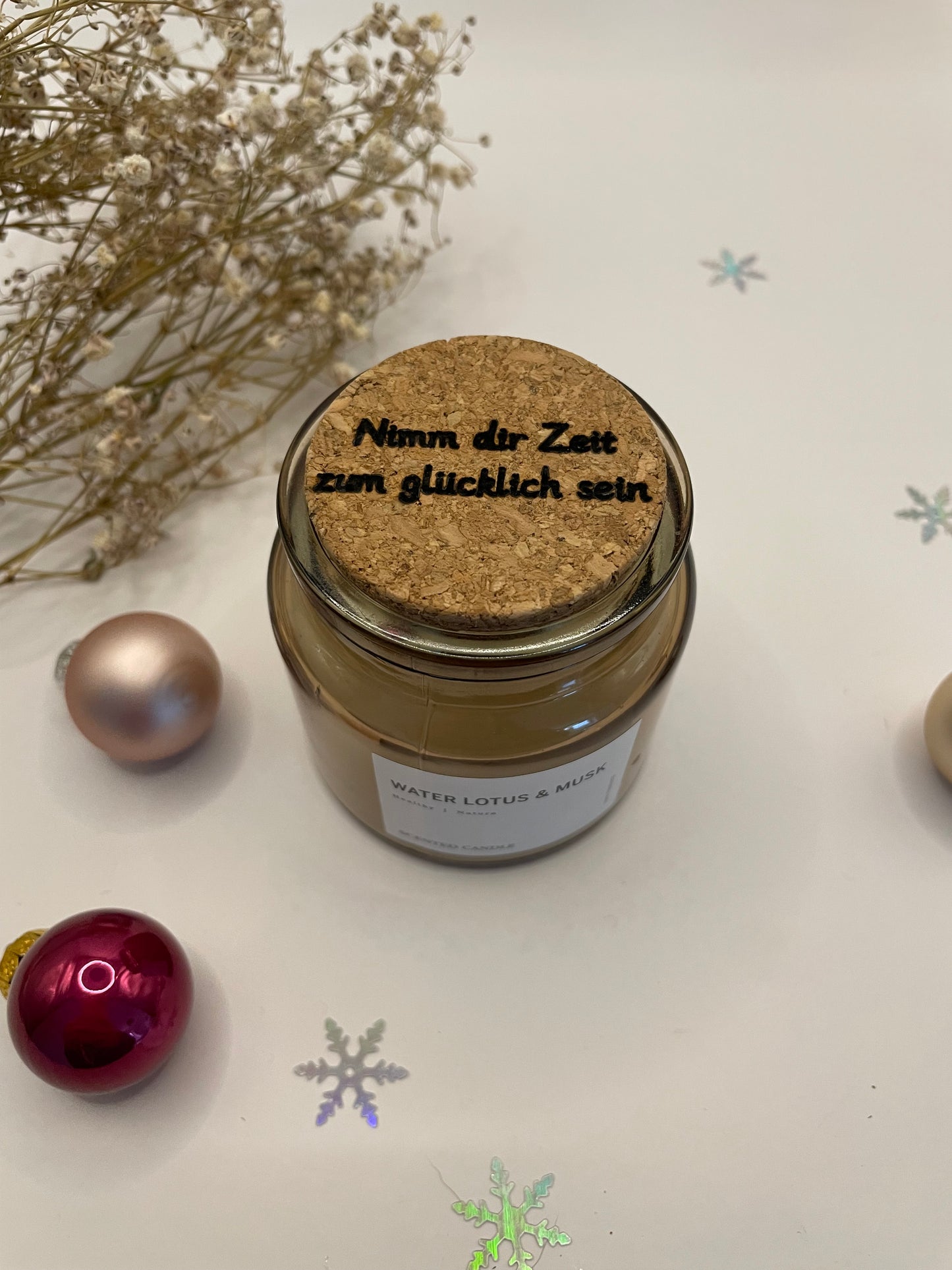 Duftkerzen mit gravierbarem Korkdeckel 🕯️