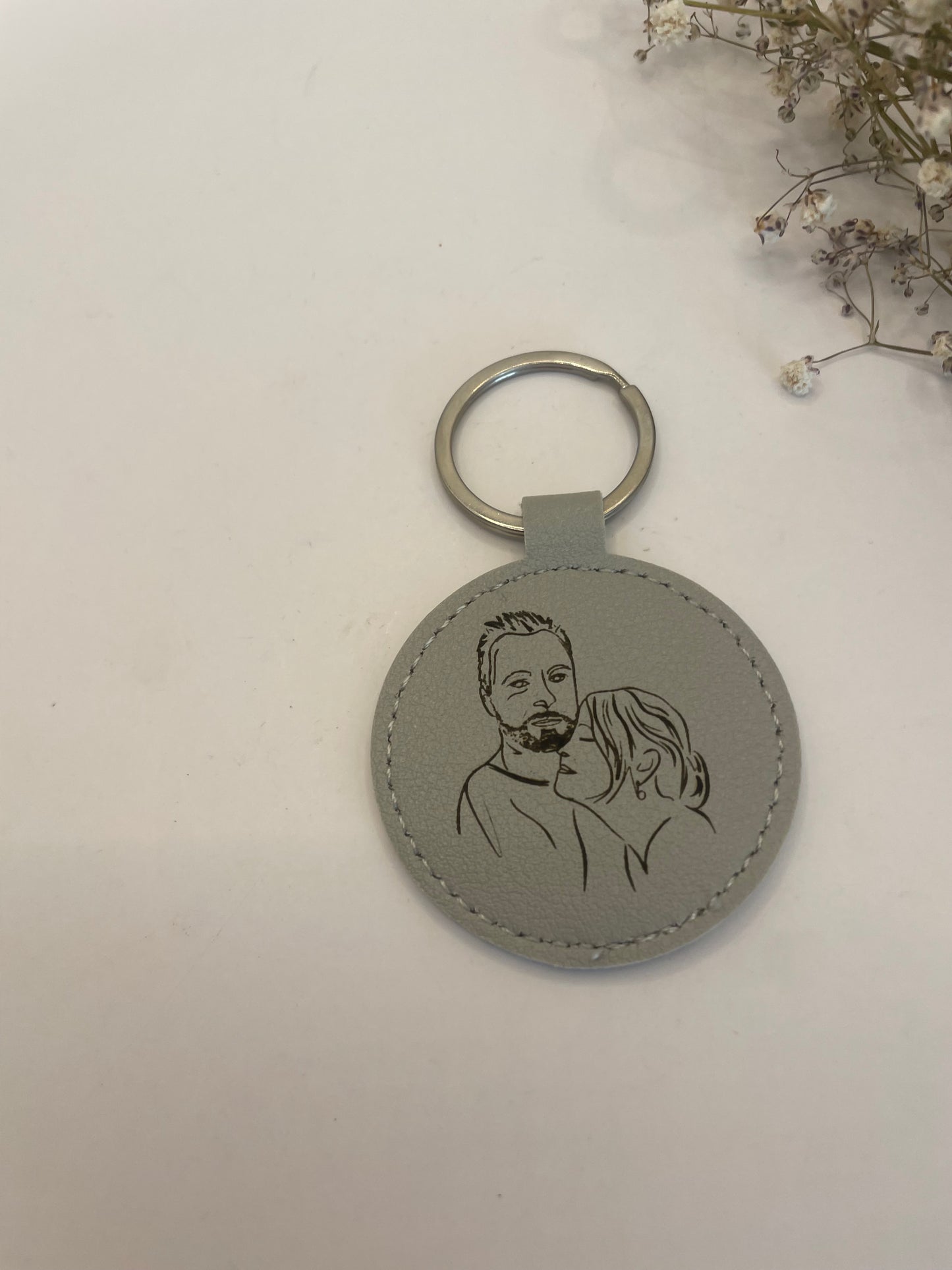 Schlüsselanhänger Rund (Zeichnung)