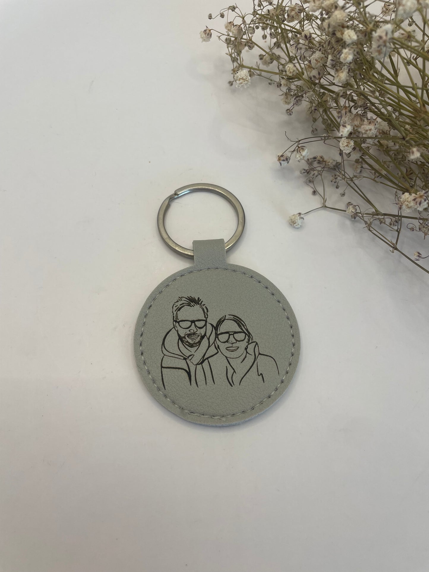 Schlüsselanhänger Rund (Zeichnung)