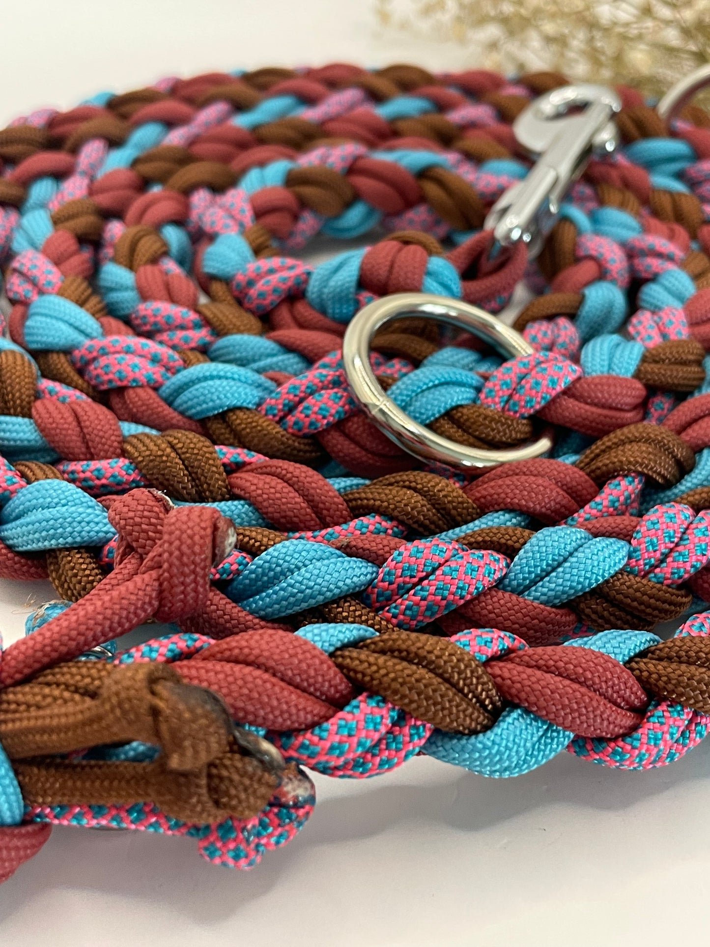 Doppelt geflochtene Leine Leo -2.20m-